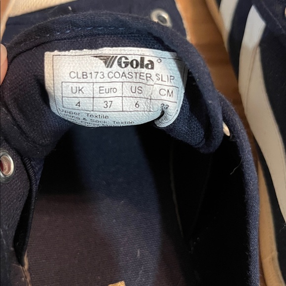 Gola Coaster Slip Navy Shoes - Picture 9 of 9